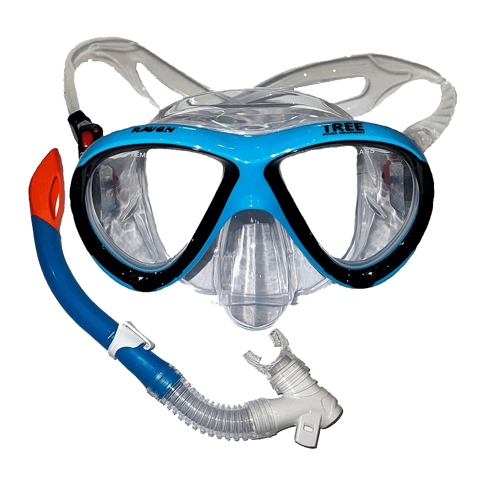 Tree Raven Kindermaske mit Schnorchel