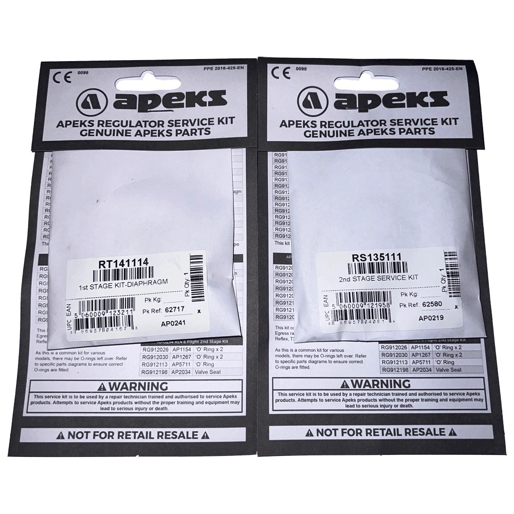 Apeks Service Kit 1+2 Stufe