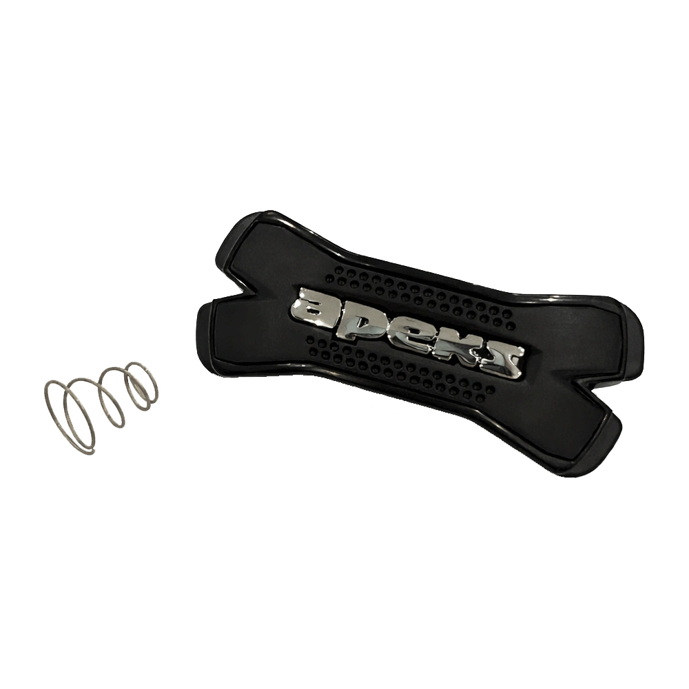 Apeks XTX Luftduschenknopf mit Feder schwarz