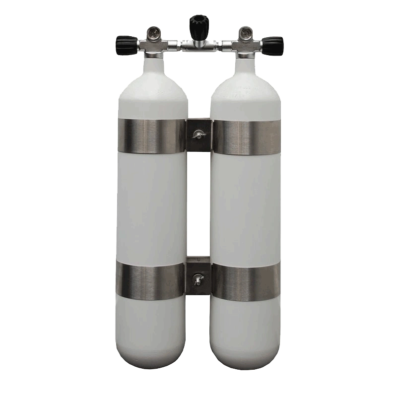 Polaris Tauchflasche 12l Monoventil Doppelgerät