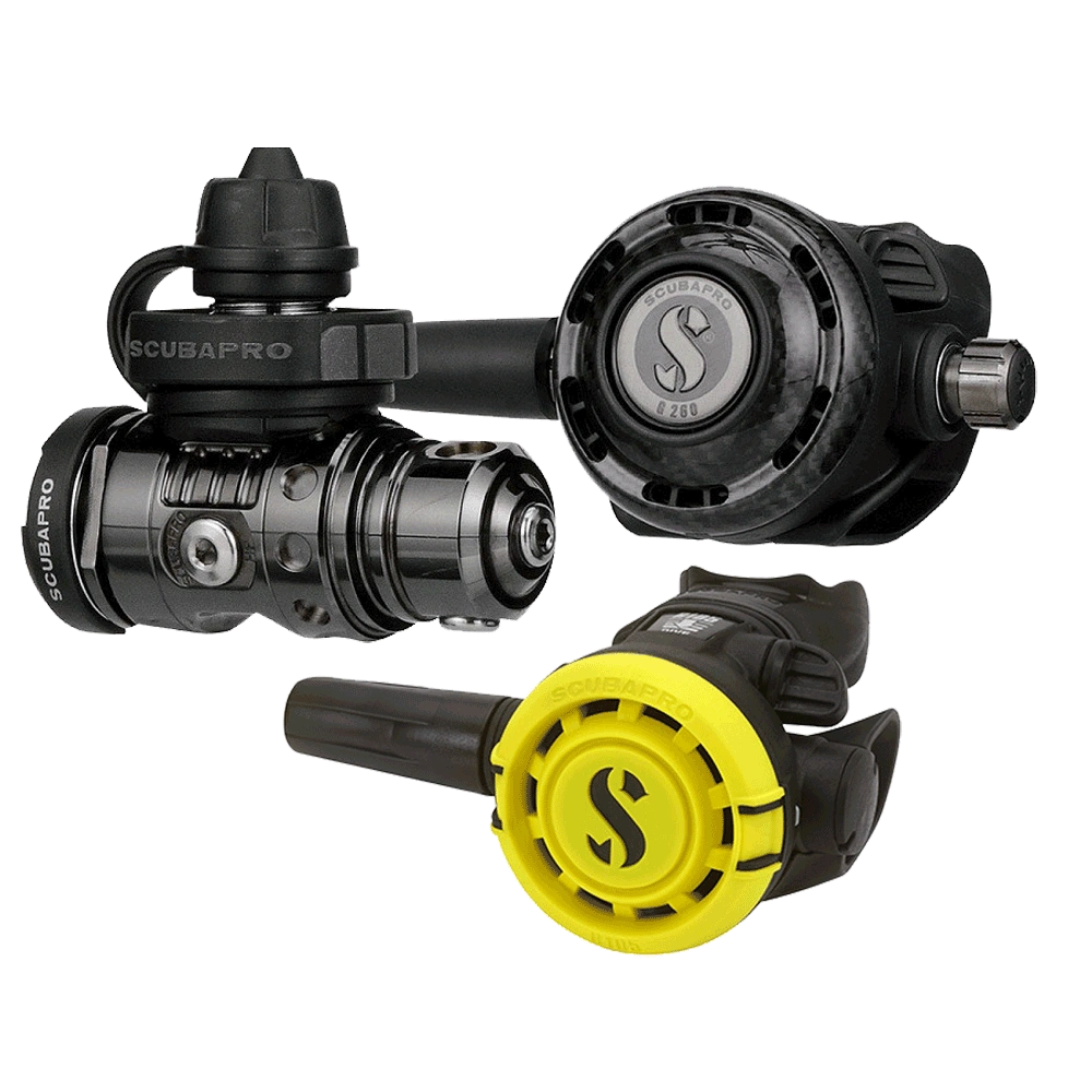 Scubapro MK19 Evo BT/G260 Carbon / R105 Octopus