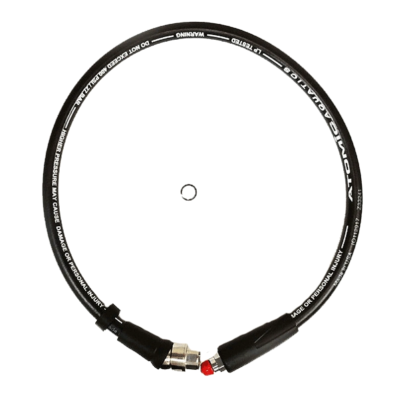 Atomic Atemreglerschlauch Stainless