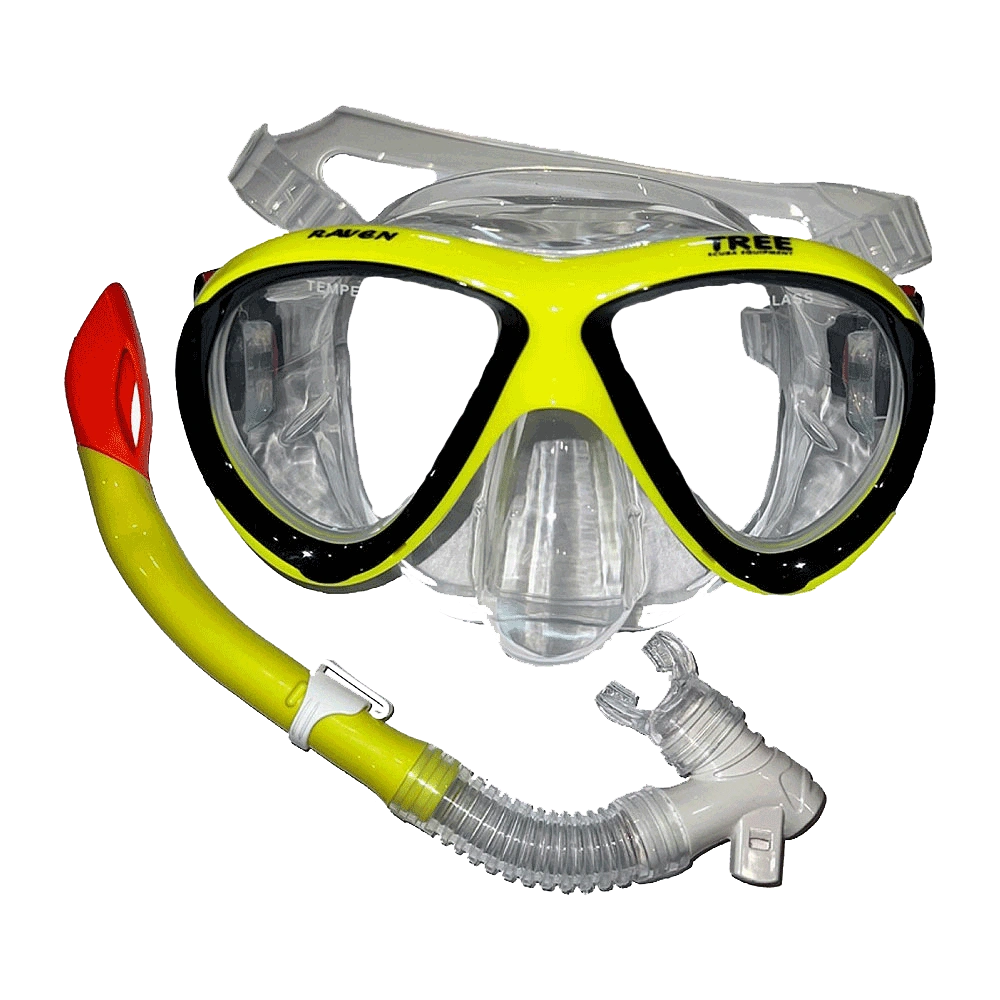 Tree Raven Kindermaske mit Schnorchel