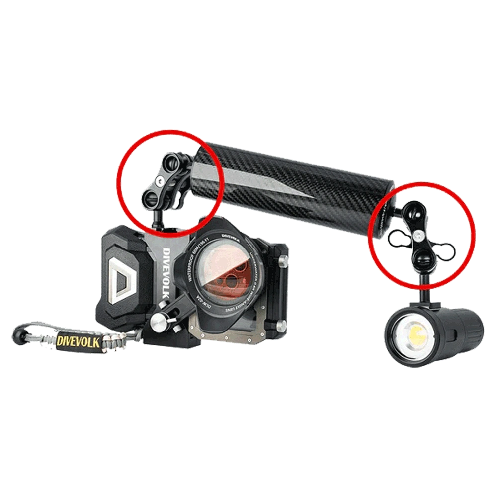 Divevolk Kugelverbinder - Ball Joint Clamp