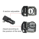 Divevolk Klammer M67 Linsenhalter - Clamp mit 67mm Lens Adapter