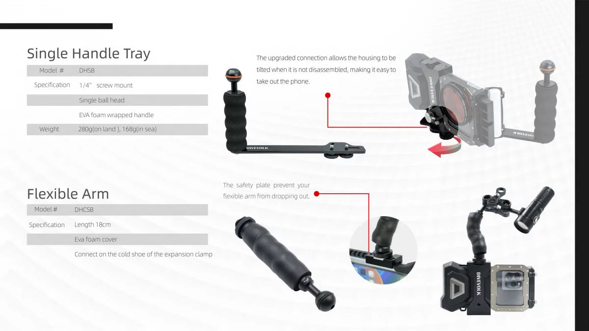 Divevolk Flexible Arm