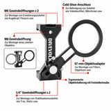 Divevolk SeaTouch 6 Pro Klammer M67 Linsenhalter mit 67mm Lens Adapter
