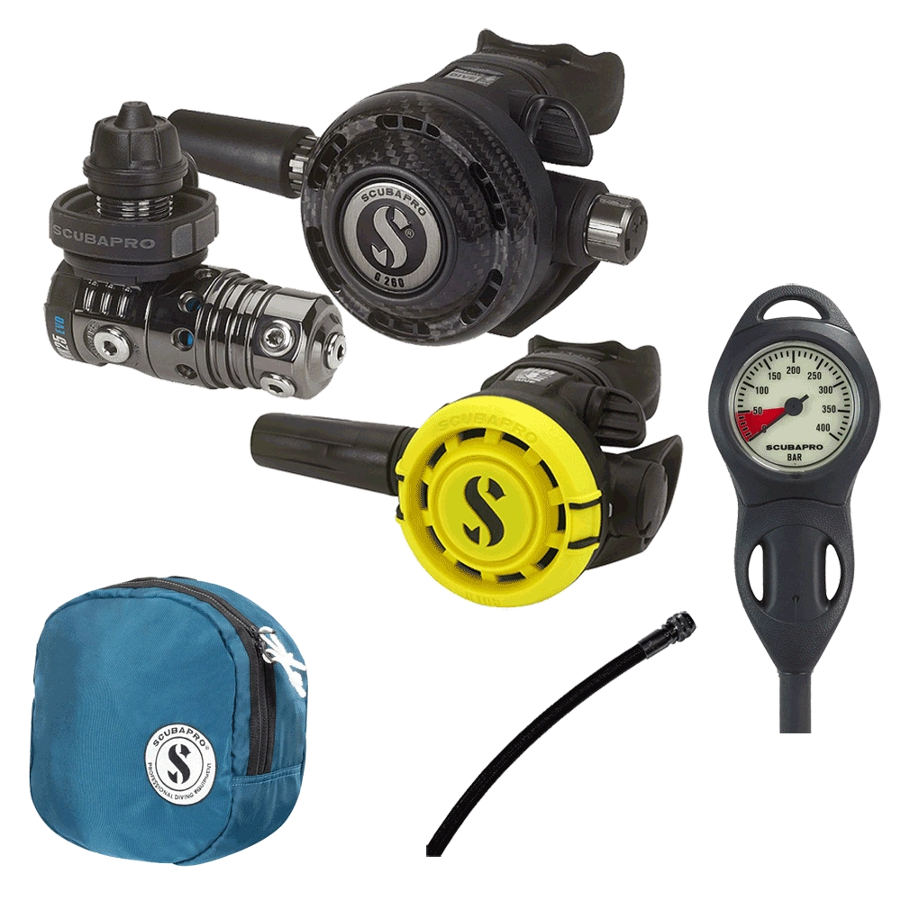 Scubapro MK25 Evo BT/G260 Carbon / R105 Octopus