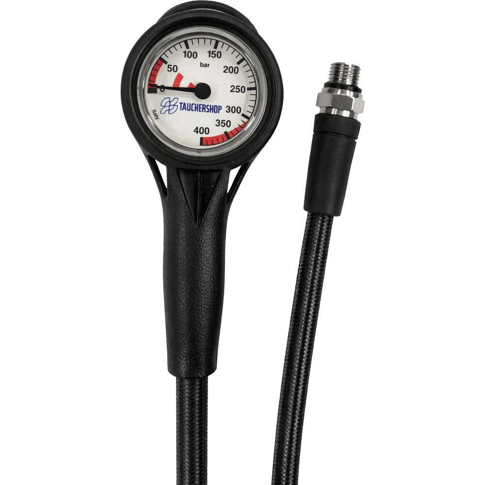 Termo Finimeter 0-400bar Miflex-Schlauch