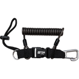 TSM Diving Spiralkabel mit Edelstahl Karabiner